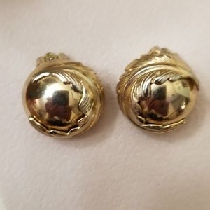 Vintage clip on earrings